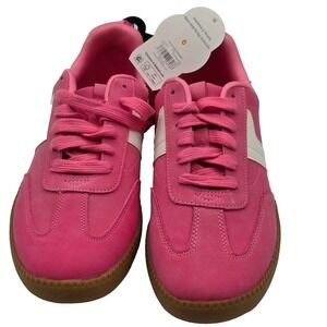 NEW Wonder Nation Girls Sneakers Pink And White Low Top Memory Foam Size 6